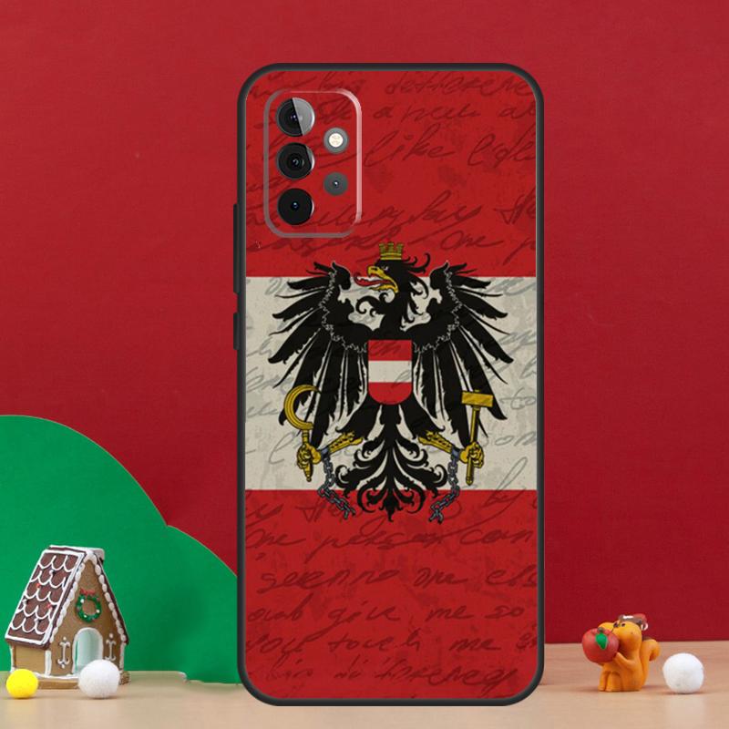 Austria Flag Case For Samsung Galaxy A56 A33 A13 A36 A23 A52 A32 A12 A54 A34 A14 A16 A53 A15 A35 A55 A17