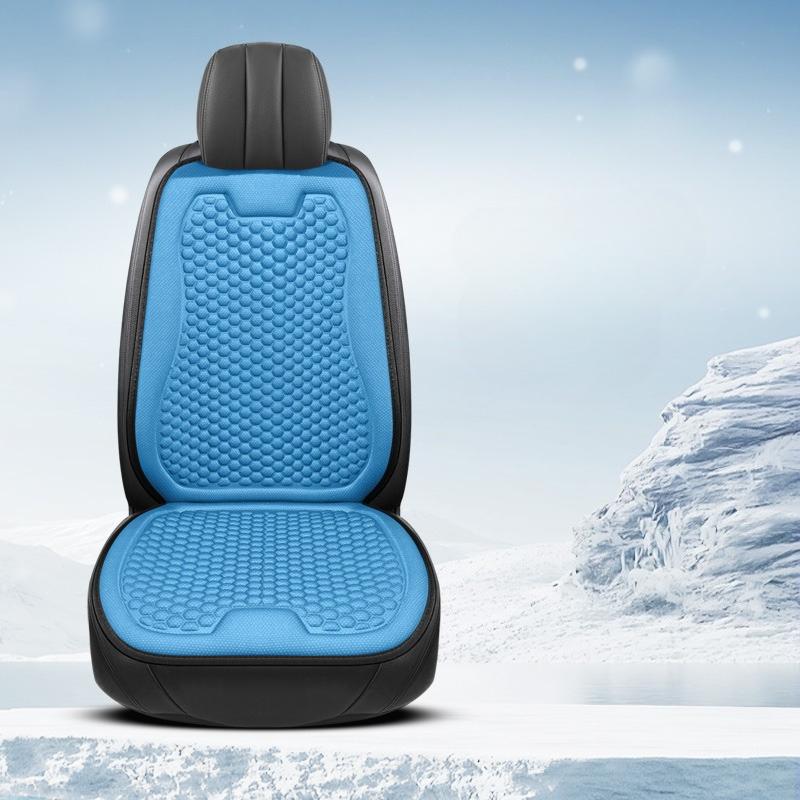 Breathable & Comfort CoolFeel Fabric Car Seat Cushions with 3D Sphere Design - All-Season Universal Fit for Most Vehicles