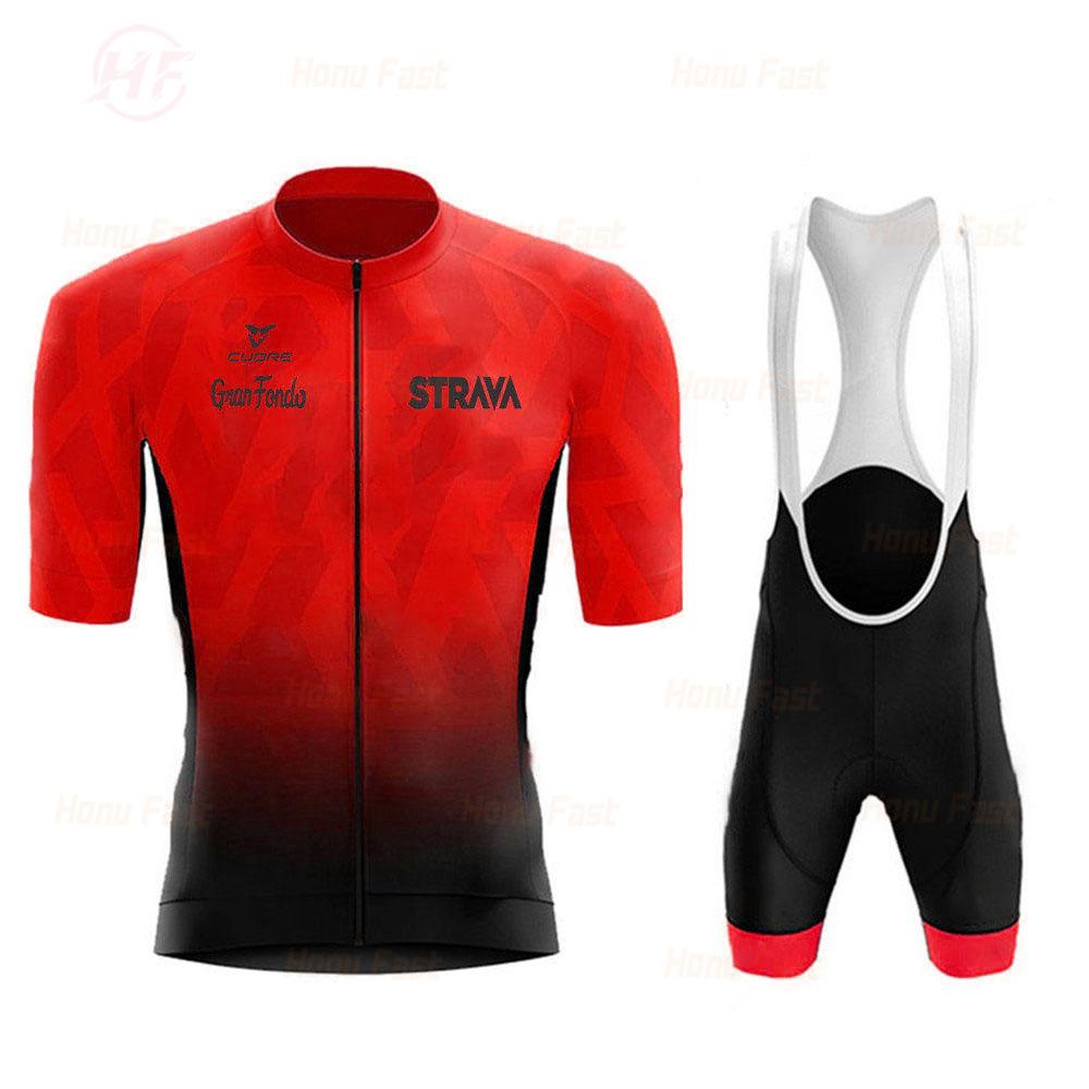 2026 Yellow STRAVA Men s Cycling Suit Cycling Team Short Sleeve, Summer Breathable Cycling Suit Set XS