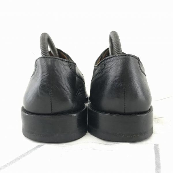 Ambiorix Belgium Vintage Leather Swirl Moc 42 26 Czarne buty wizytowe biznesowe(UŻYWANY)
