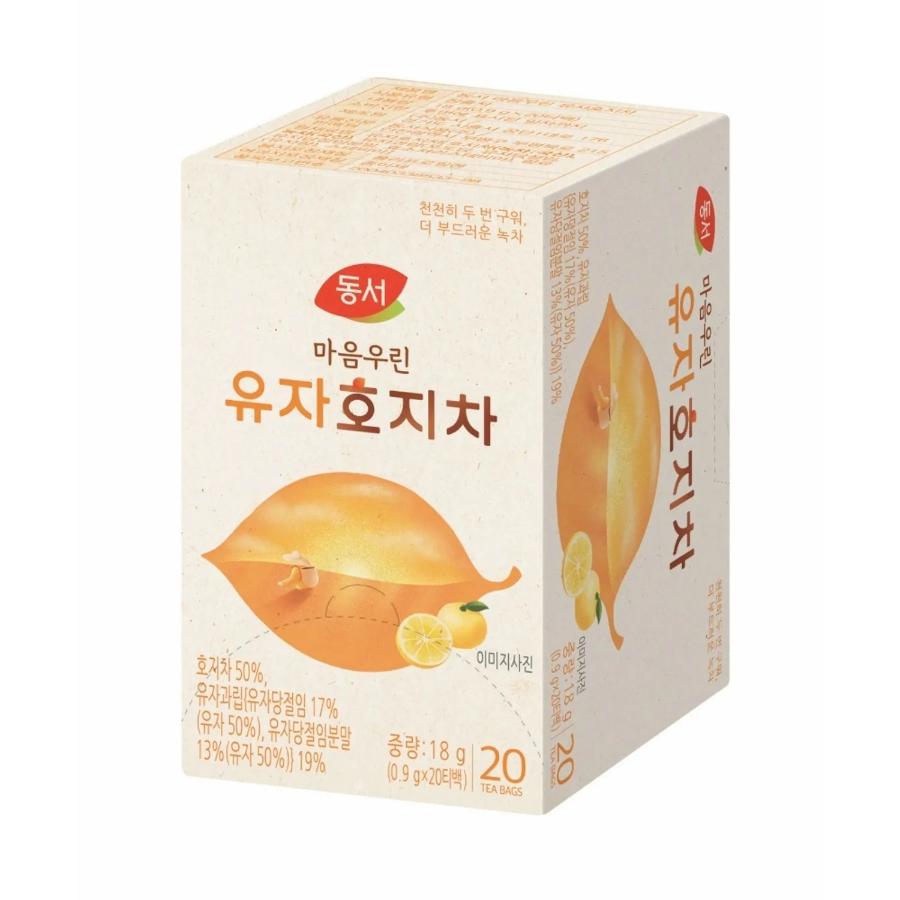 Dongsuh Hojicha with Yuzu 18g (Tea Bags)*2box Yuzu 18g (Tea Bags)*2box