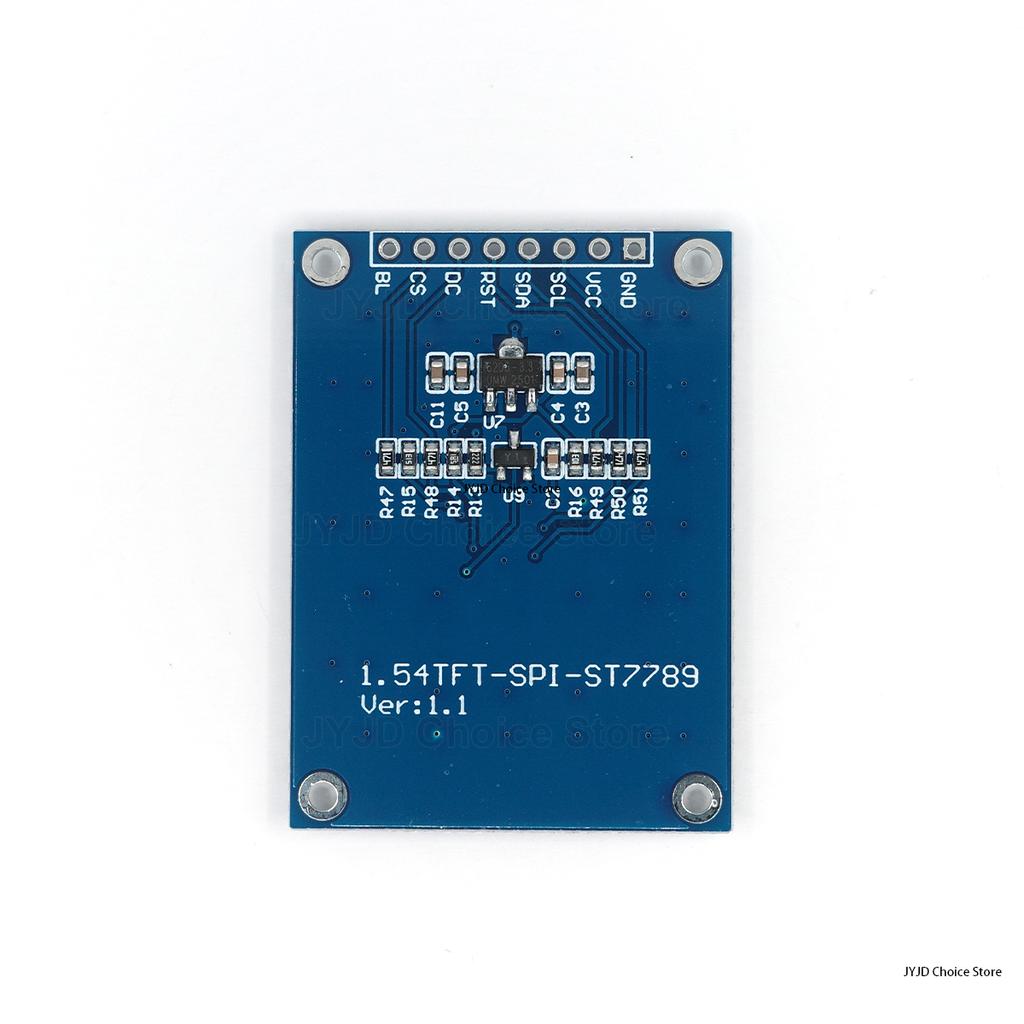 1.54 Inch 1.54" Full Color TFT Display Module HD IPS LCD LED Screen 240x240 SPI Interface ST7789 For Arduino