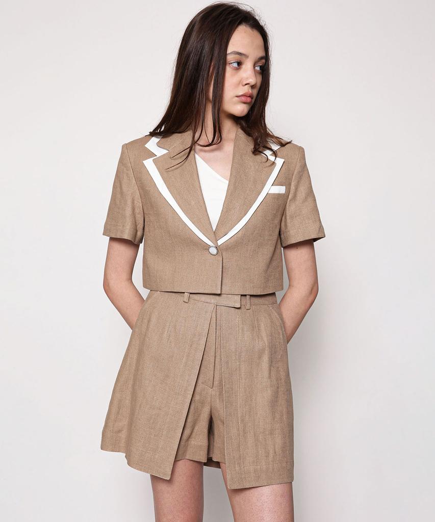 02ARMOIRE Karina Shorts _ Beige
