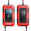 12V/24V 10A Multifunction Smart Charger for Motorcycle, Car & Van Repair
