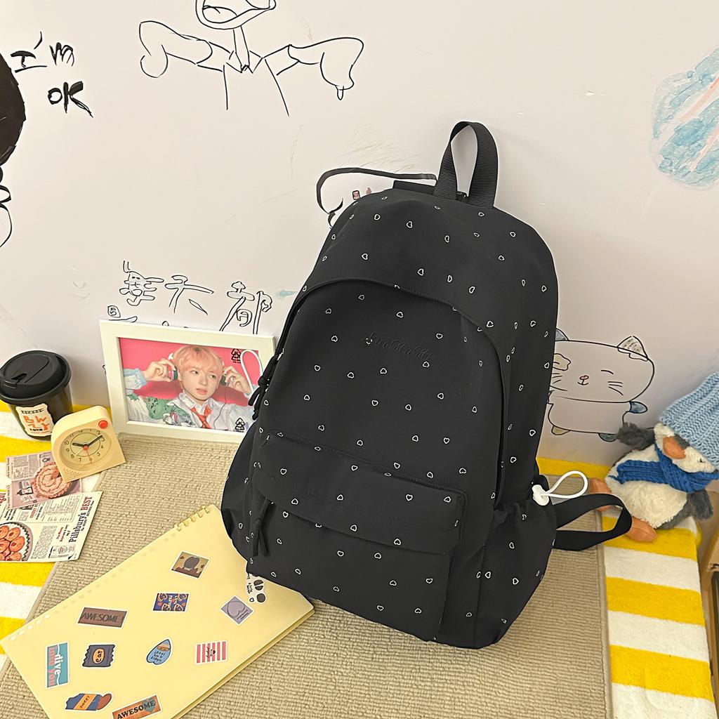Schoolbag New Korean Version Versatile Backpack Niche Design Backpack High Value Sweet Wind Junior High School Student School Bag Female