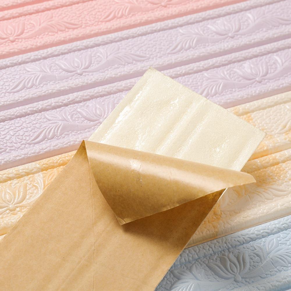 10m Anti-collision Home Bedroom Self Adhesive Foam Wall Stickers Wallpaper Border Wall Decorations