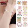 Child-friendly Jewelry Sister Friendship Bracelet Adjustable Beaded Bohemian Colorful Polymer