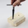 T-handle Taper Reamers for Woodworking Hexagonal Tapered Hex Reamer Bridge Pin Hole Handheld Conical Reamer Cutting Tool