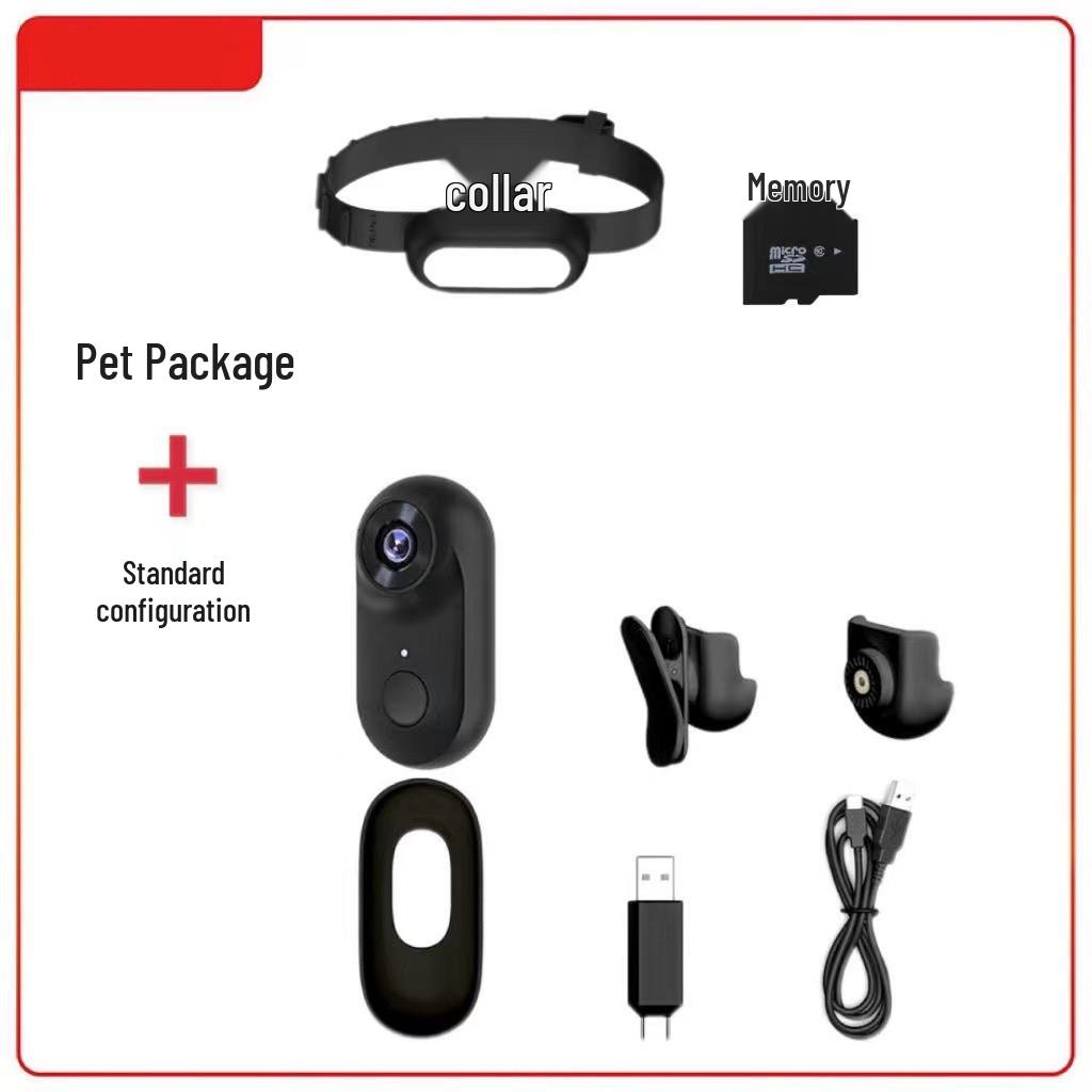 Pet View Camera: Cat & Dog Chest Collar Camera Recorder