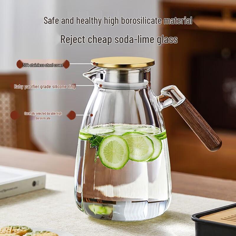 YIHUTEA High Borosilicate Glass Pitcher