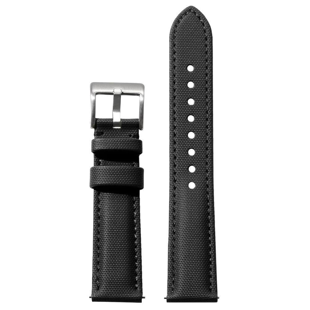 Sailcloth Straps 20mm 22mm for Omega for Blancpain for Seiko Divers Watches Men Women Nylon Quick Release Waterproof Watch Bands