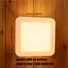 6-LED Decorative Night Light,Motion Sensor Stair Wall Light,Battery Powered,Smart Sensor.Suitable for Bedside,Cabinet,Kitchen,Bedroom Stair Lighting