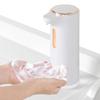 1200mAh USB Rechargeable ABS Automatic Foaming Soap Dispenser Contact-Free Wall Mounted Bathroom Kitchen 400ml Capacity Hotels