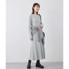 ROPE PICNIC Lamellibe Knit Black Size 38 Dress, (01),
