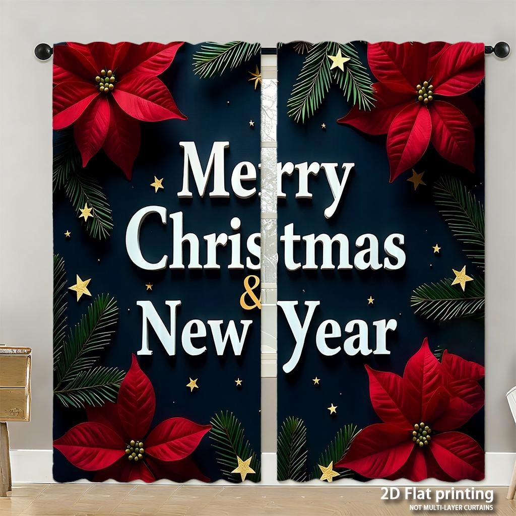 Piece Set High Definition Digital Printed Curtainscolorfulflowingbutterflyartstyleforrodcurtainshome Decoration Style Curtain Polyester