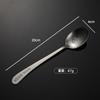 304 Stainless Steel Creative Smiley Face Inclined Handle Laser Spoon Chopsticks Fork Student Tableware Full Set of Gifts Children