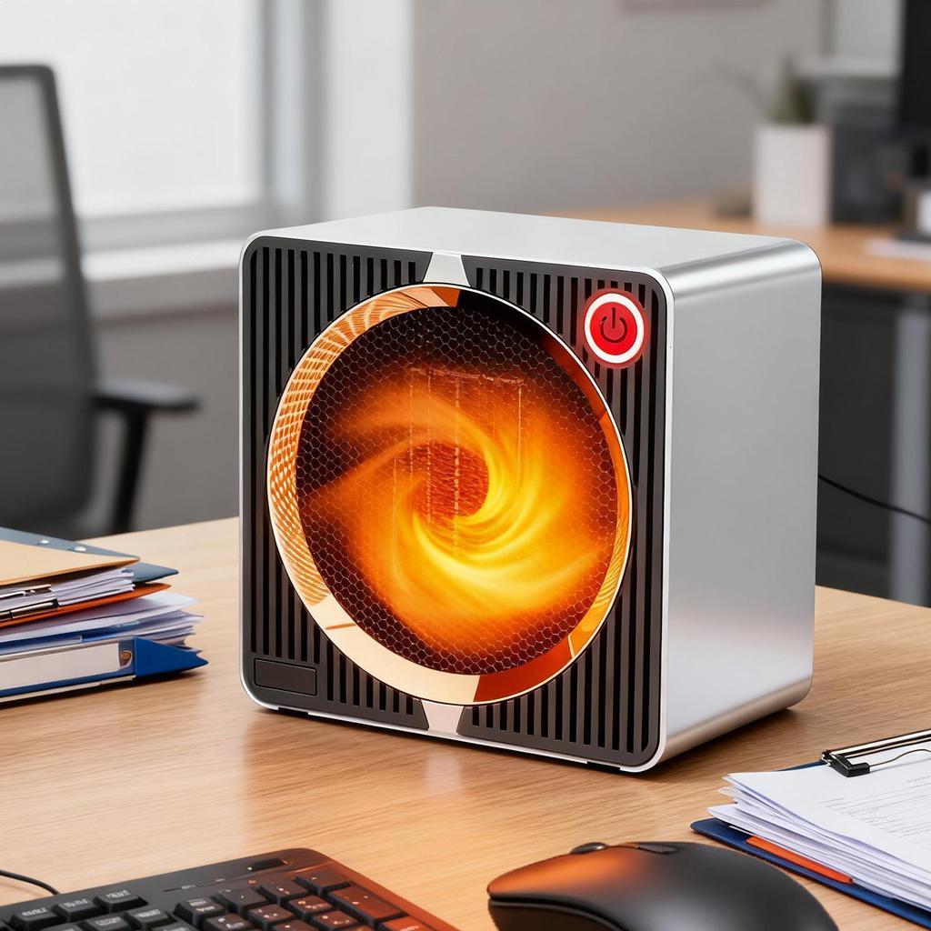 Heater For Office Fast Heating Device With Tip-Over Protection Mini Heater For Office Desk For Winter Cold Weather Indoor