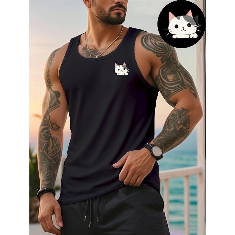

Polyester Sleeveless Vest, Smooth Breathable & Durable for Summer XXL білий