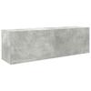 Vidaxl Wisząca Szafka Łazienkowa, Szarość Betonu, 100X25X30 Cm