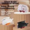 4Pcs Load Bearing Swivel Caster Self Adhesive Pulley Rotating Wheel Universal Wheel Caster  Home Use