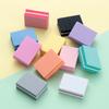 10PCS Mini Nail Files Polishing Blocks Colorful Double-sided Sponge Nail Polish Sanding Buffer Strips Nail Care Manicure Tools