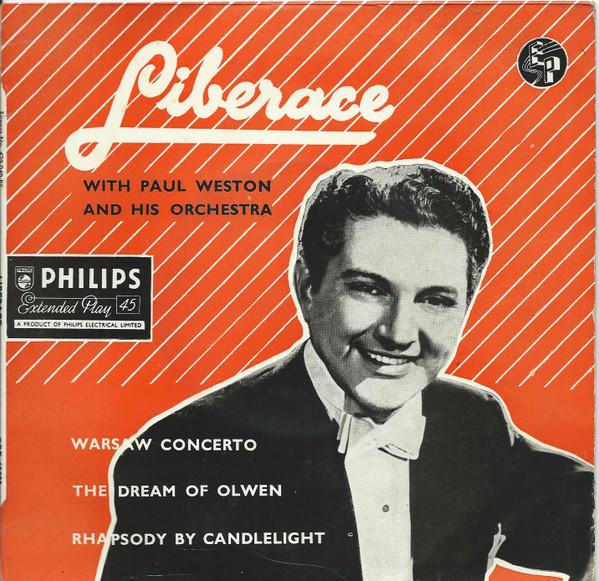 

7inch Record LIBERACE Liberace With Paul Weston And His O BBE12025 Philips UK Classical Used