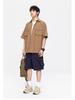 Tide Brand Summer New Ultra-Thin Quick-Dry Japanese Workwear Short-Sleeve Retro Loose Shirt