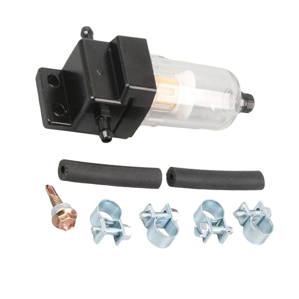 

1 Set Diesel Heater Oil-water Separator Real Glass Fuel Petrol Diesel Inline Filter Diesel Extra Large Fuel Filter