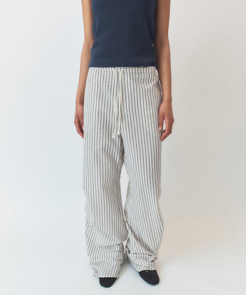 Simeteuligpeosenteu Stripe Easy Pants / Ivory