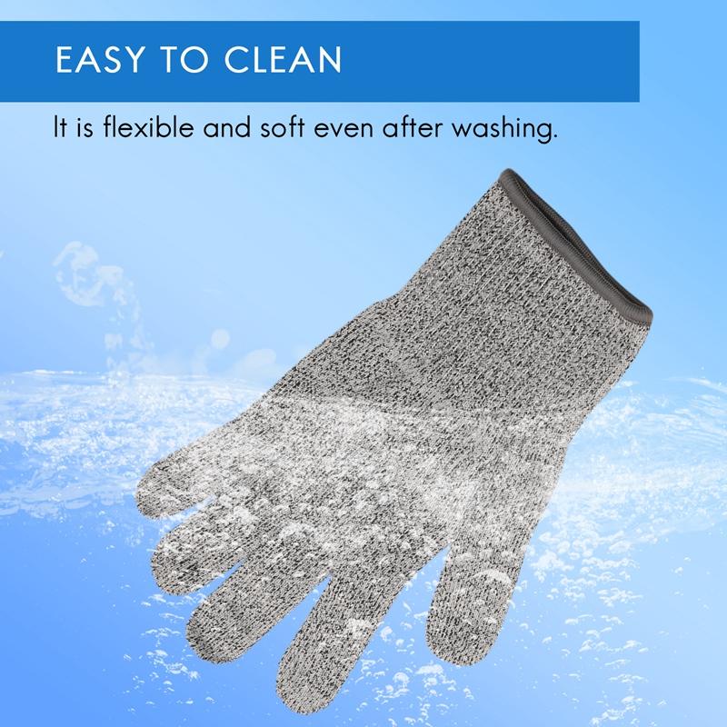 Good-2 Pairs Cut Resistant Gloves Food Grade Level 5 ,Kitchen For Oyster