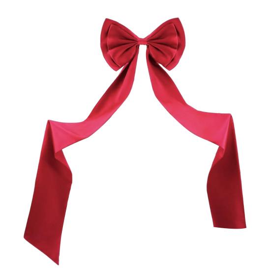 Large Satin Bow for Backdrop 75" x 18" Giant Bow Ribbon Tie for Wedding Engagement Bachelorette Bridal Shower Christmas Room Wall Door Decor