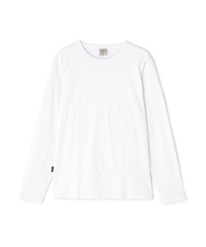 Avirex Daily Rib Crewneck Tee and Size White (Antibacterial Odor-Resistant), Men's Small, 6153481,