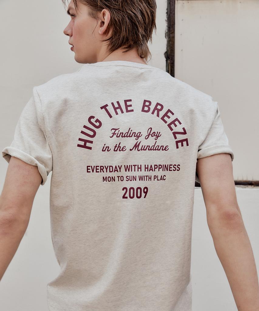 PLAC Lettering Graphic Short Sleeve T-Shirt_4 Colors