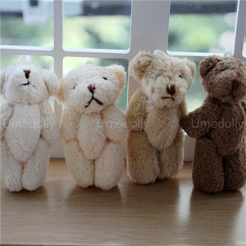 Păpușă Miniatură la Scara 1/6 sau 1/12 Urs Iepure Jucărie de Pluș Mini Decor Cameră Copii pentru Accesorii Păpușă OB11 Blyth