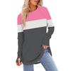 Womens Oversized Sweatshirt Graphic Sweater Long Sleeve Drop Shoulder Round Shirt Tops Vintage Clothes