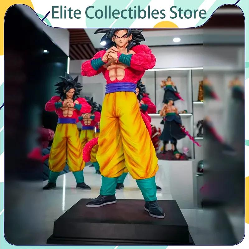 New 55cm 2%&Jt Studio Dragon Ball Anime Figures Ssj4 Son Goku Figures Super Saiyan 4 Goku Pvc Statue Collection Model Toys Gifts