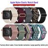 Braided Nylon Apple Smart Watch Strap with Adjustable Slide Buckle for All Series