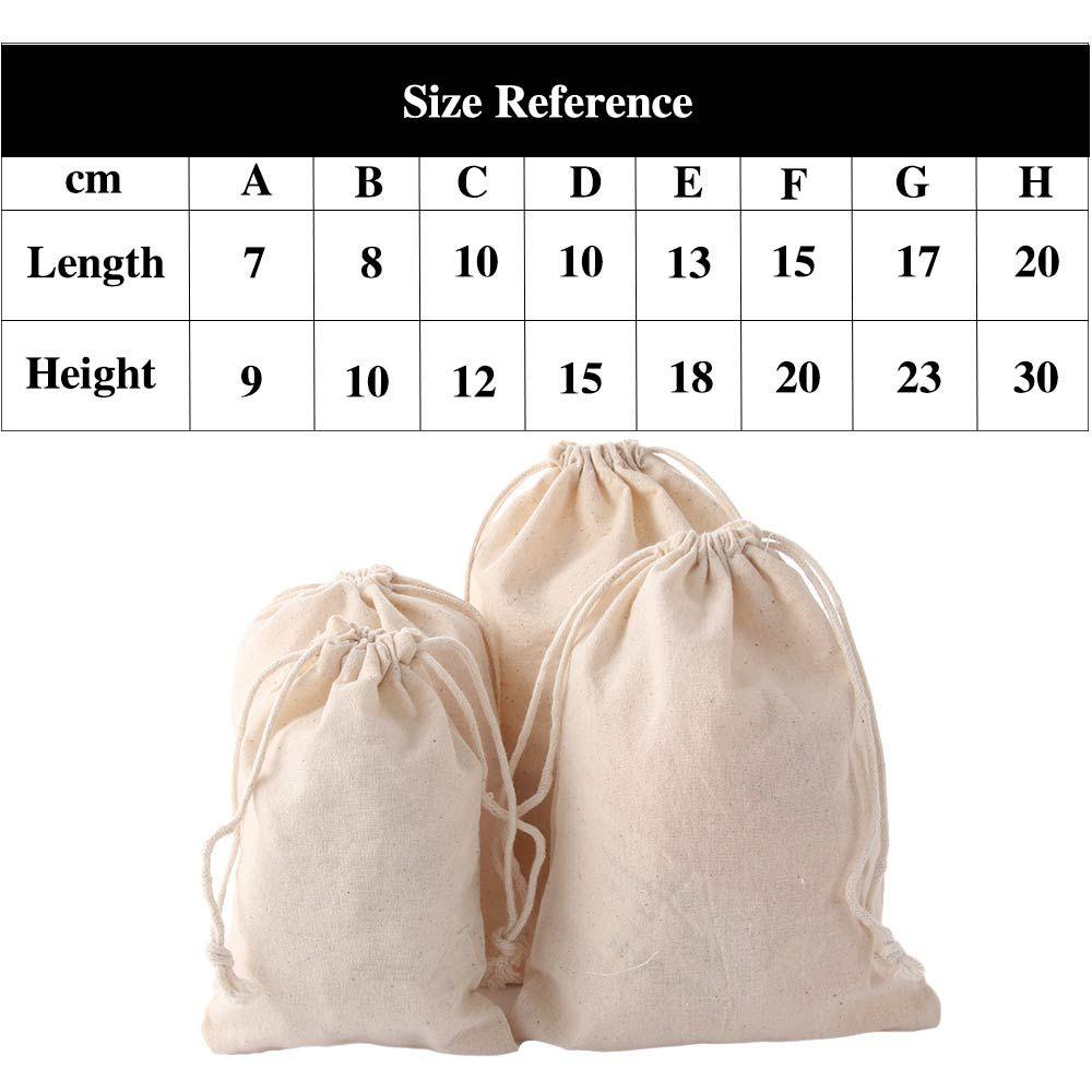 Cotton Fabric Dust Cloth Drawstring Storage Bag Clothes Socks/Underwear Shoes Receive Bag Home Sundry Kids Toy Storage Bags
