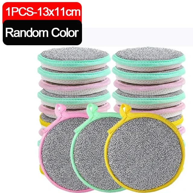 

20/1 шт. двухсторонняя губка для мытья посуды, щетка для мытья посуды, кастрюля, губки для мытья посуды, бытовая уборка, многоразовые кухонные принадлежности