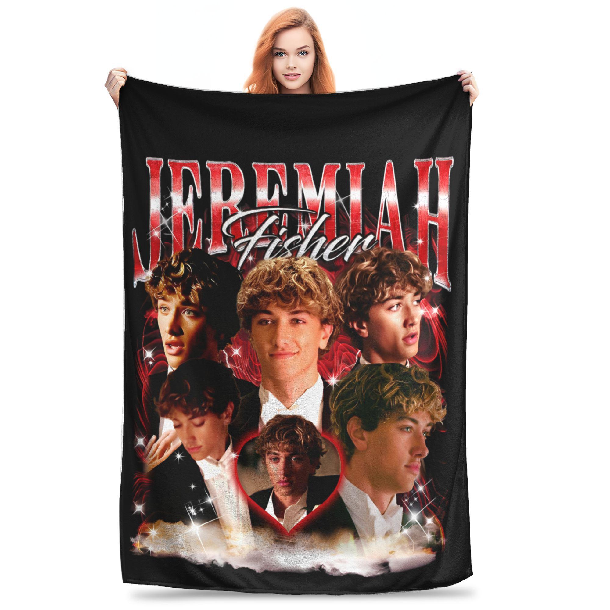 Jeremiah Fisher Collage Flannel Throw Blanket The summer I Turned pretty Blanket for Bedding Couch Ultra-Soft Bedding Throws, 30x40in