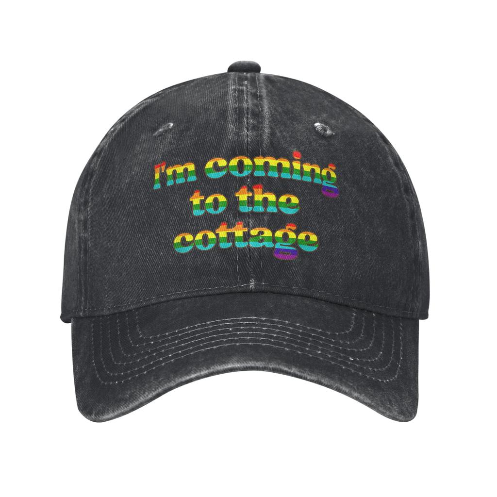 Summer Heated Rivalry Im Coming To The Cottage Baseball Cap Sun Wholesale Print Washed Hip Hop Hats Couple Snapback Cap