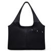 HAWEE Women's Tote Bag with Wet Umbrella Compartment, Nylon Shoulder Bag, Solid Color, 13.3-inch Laptop Sleeve, Foldable, Waterproof, Portable,