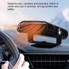 Car Heater Fan 12v Fast Heating Quickly Defrost Defogger With Cigarette Lighter Plug 360 Degree Rotary Base Car Accessories