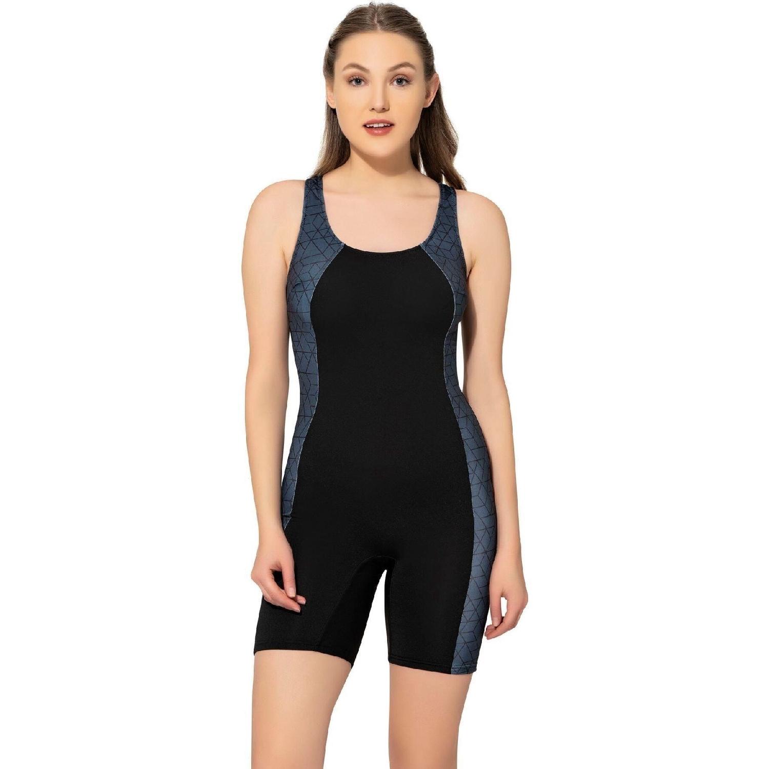 

Купальник Длинные Шорты Patterned Striped Swimsuit 6519 Черный 36 чёрный