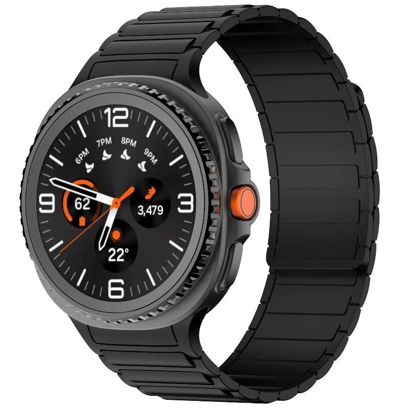 Soft Silicone Strap For Samsung Galaxy Watch 8 40mm 44mm Sports No Gaps Magnetic Bracelet Wristband Galaxy Watch 8 Classic 46mm