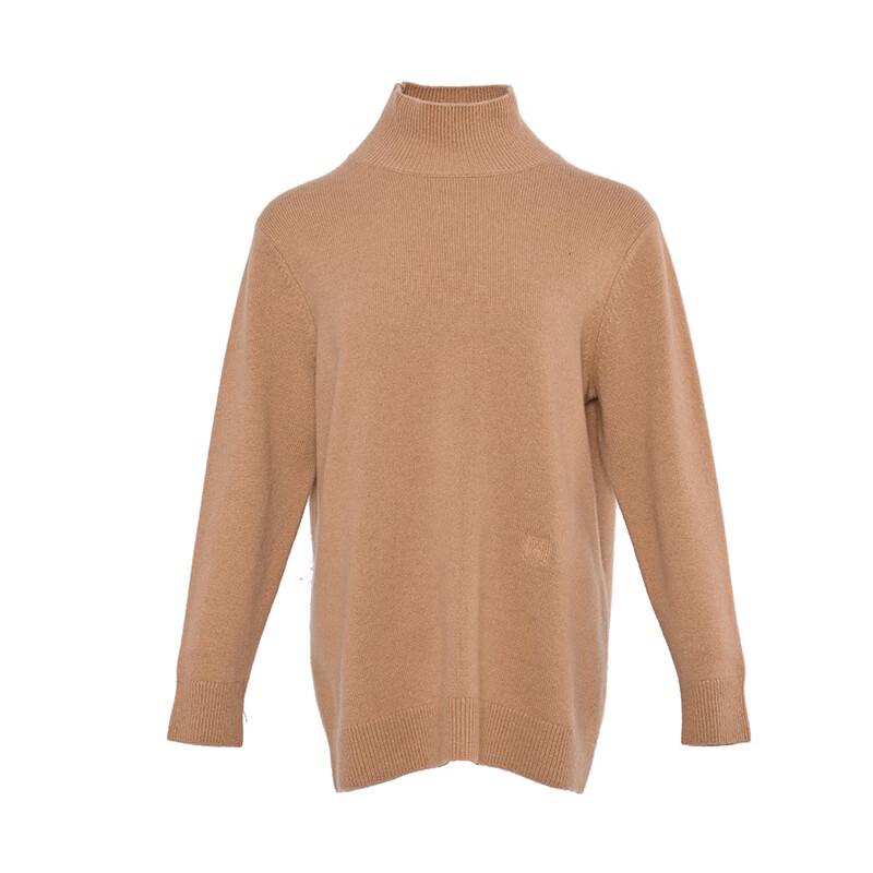 Heirmans Women's Cashmere Half-High Collar Long Sleeve Sweater