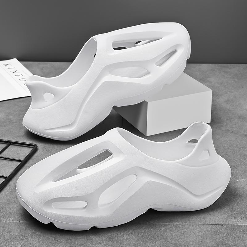 Couples Hole Shoes Summer Coconut Sandals Men's Beach Shoes Fashion Outdoor EVA Sandals and Slippers Baotou Shoes