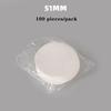 100 Pcs Unbleached Puck Screen Portafilter Paper Barista Maker Coffee Paper Filter 51/53/58mm for Espresso Machine