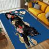 Black Panther Floral Living Room Nonslip Area Rug Soft Carpet For Bedroom Game Playroom Sofa Office Home Decor Doormat Christmas Gift C929108