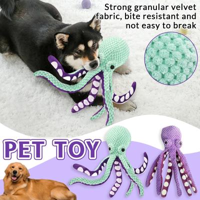 Octopuss Dog Plush Toy Vocal Interactive Boredom Relief Companion Pet